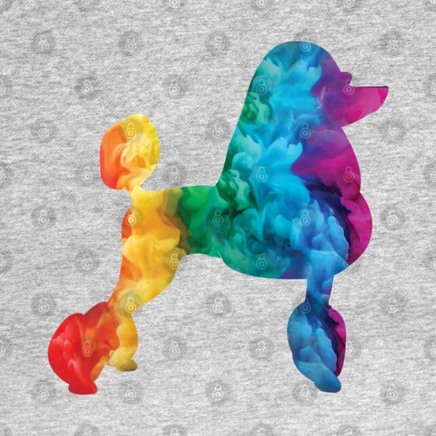 poodle proud proudle pride rainbow dog dogmonth by design-lab-berlin